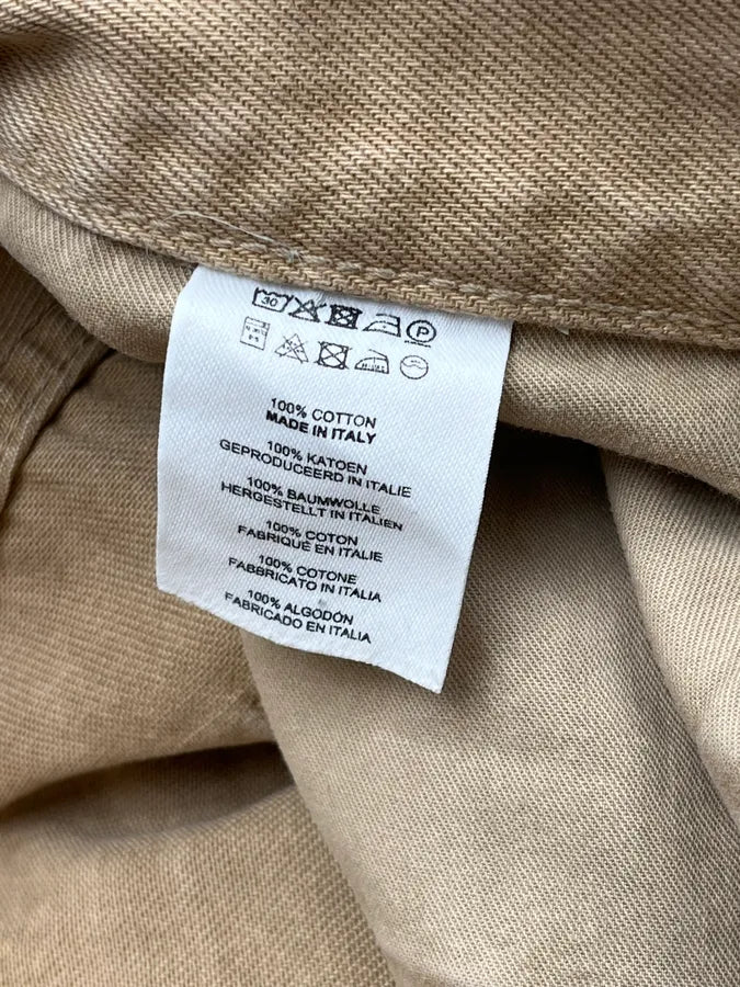 2010s Dries Van Noten Beige Faded Large Denim Jeans JtcoIAu 11