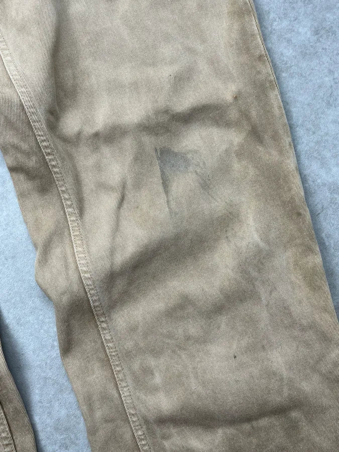 2010s Dries Van Noten Beige Faded Large Denim Jeans JtcoIAu 13
