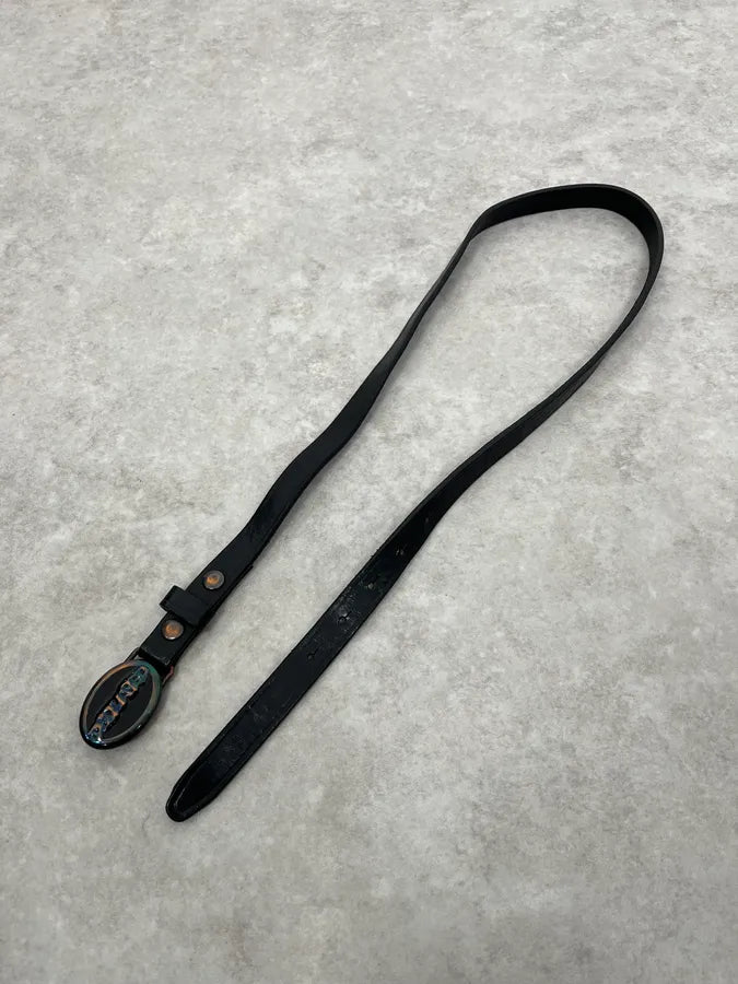 2010s Dsquared2 Black Signature Leather Belt tUDuPeo 2