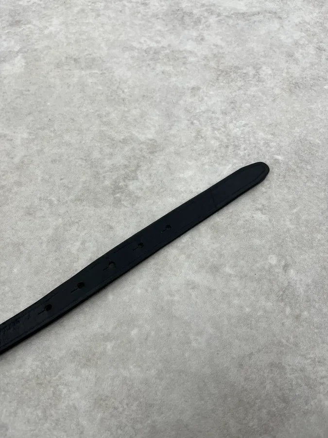 2010s Dsquared2 Black Signature Leather Belt tUDuPeo 5