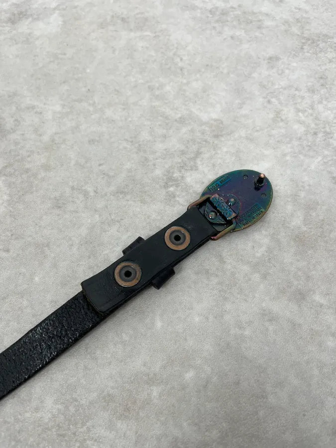 2010s Dsquared2 Black Signature Leather Belt tUDuPeo 6