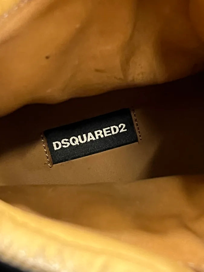 2010s Dsquared2 Brown Leather Mountain Daily Boots TYilXtq 10