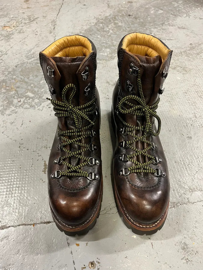 2010s Dsquared2 Brown Leather Mountain Daily Boots TYilXtq 2