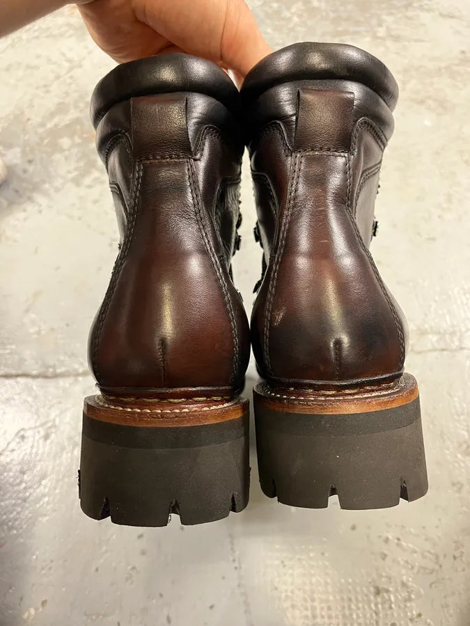 2010s Dsquared2 Brown Leather Mountain Daily Boots TYilXtq 8