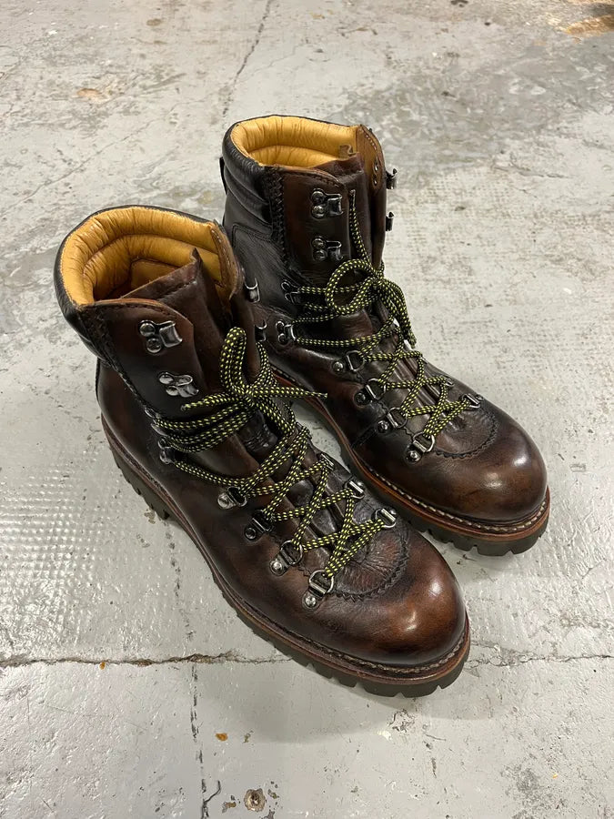 2010s Dsquared2 Brown Leather Mountain Daily Boots TYilXtq 3