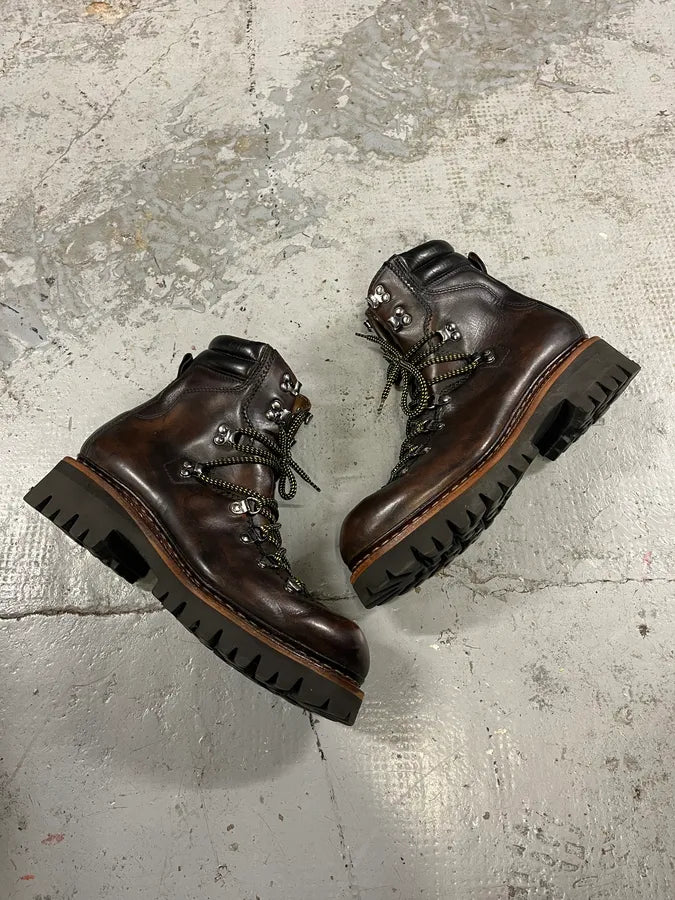 2010s Dsquared2 Brown Leather Mountain Daily Boots TYilXtq 7