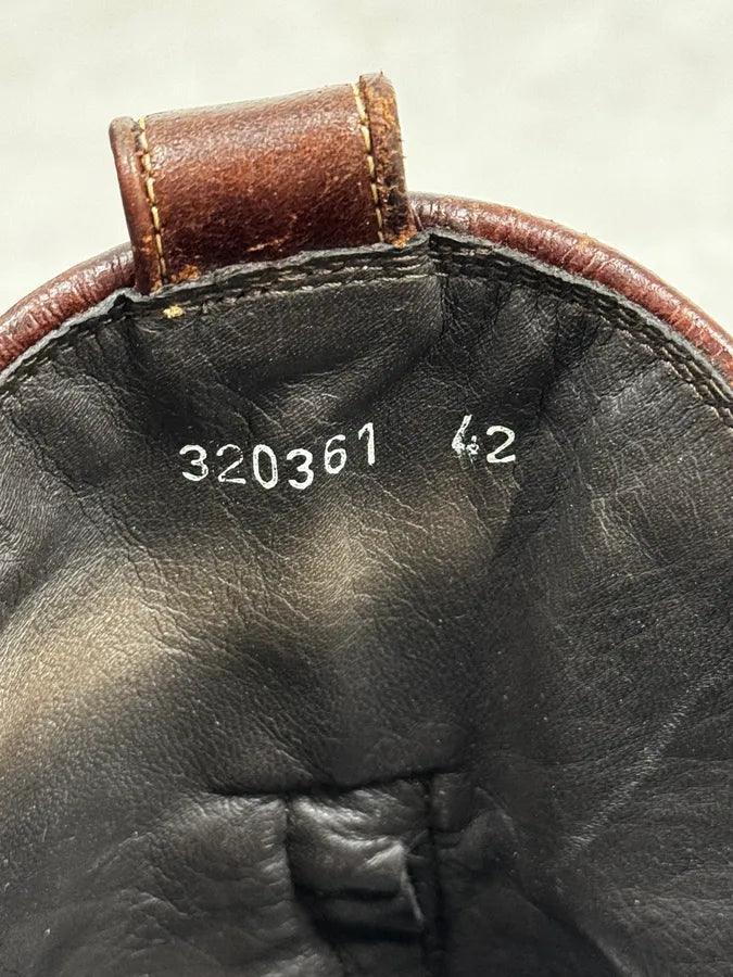 2010s Dsquared2 Brown Western Leather Ankle Boots UQMNrAX 8