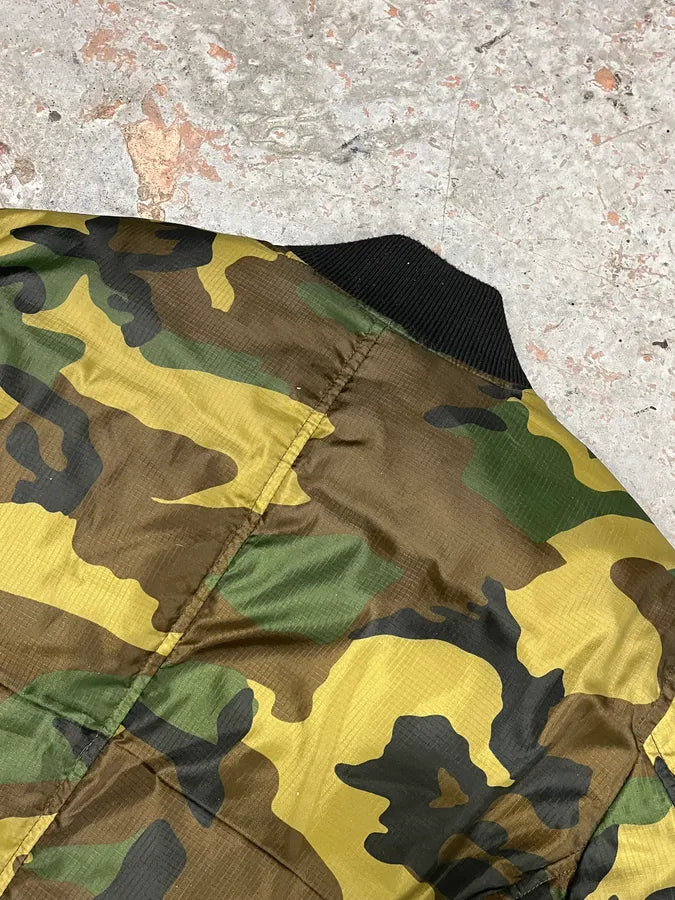 2010s Dsquared2 Camo Khaki Bomber Jacket sGJQSKJ 5
