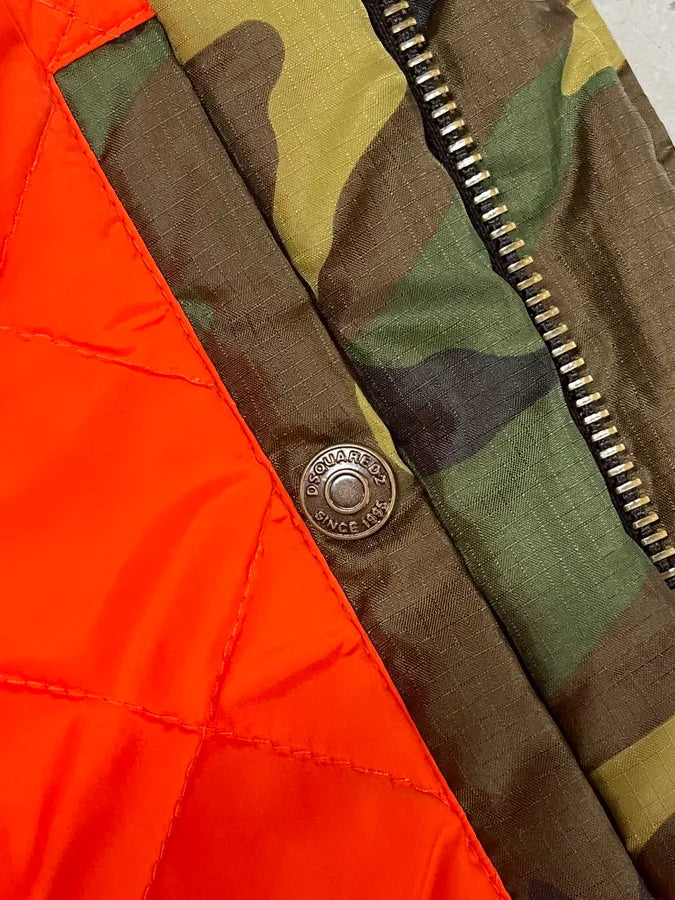 2010s Dsquared2 Camo Khaki Bomber Jacket sGJQSKJ 9