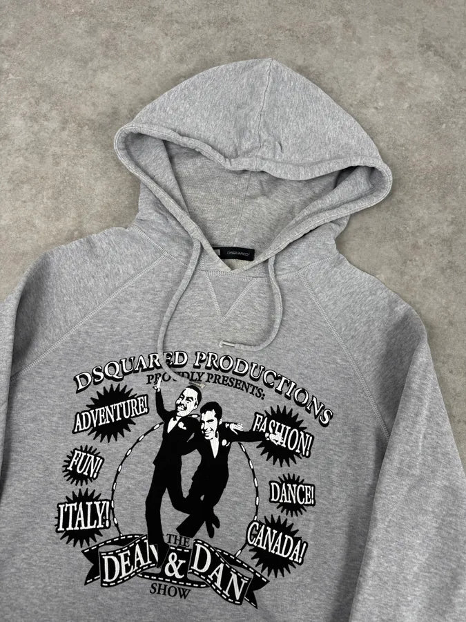 AW2009 Dsquared2 Grey « Dean & Dan Show » Hoodie IxFYiWD 4