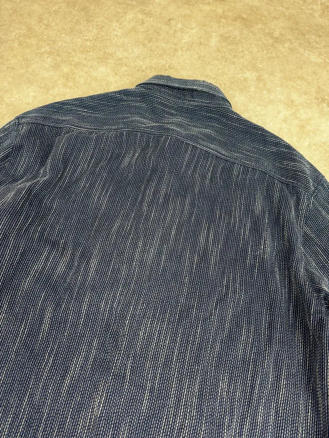 AW2016 Dsquared2 Navy Chinese Officer Shirt mDBVFBR 5