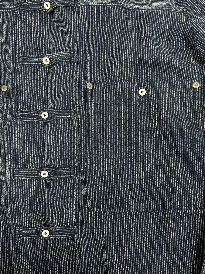 AW2016 Dsquared2 Navy Chinese Officer Shirt mDBVFBR 7