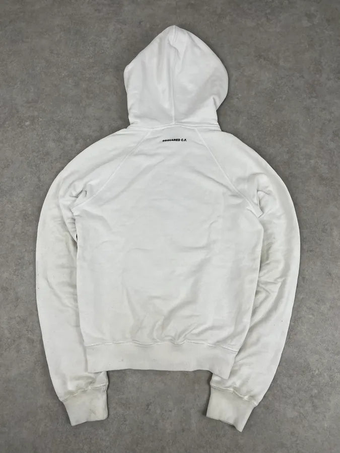 AW2010 Dsquared2 White Green Doe Deer Hoodie ymTHONG 5