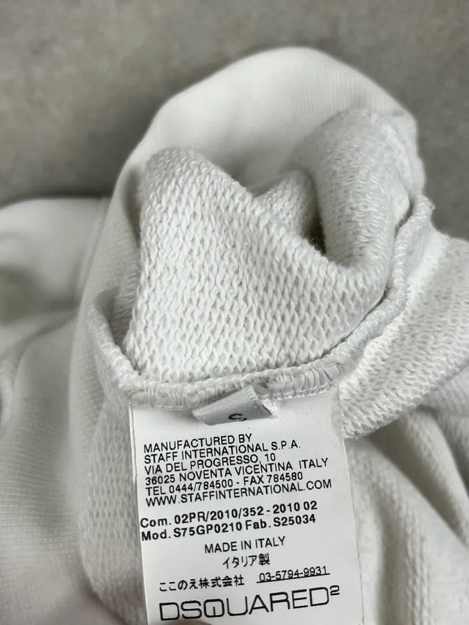 AW2010 Dsquared2 White Green Doe Deer Hoodie ymTHONG 7