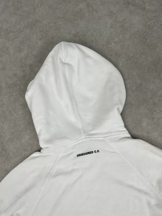 AW2010 Dsquared2 White Green Doe Deer Hoodie ymTHONG 6