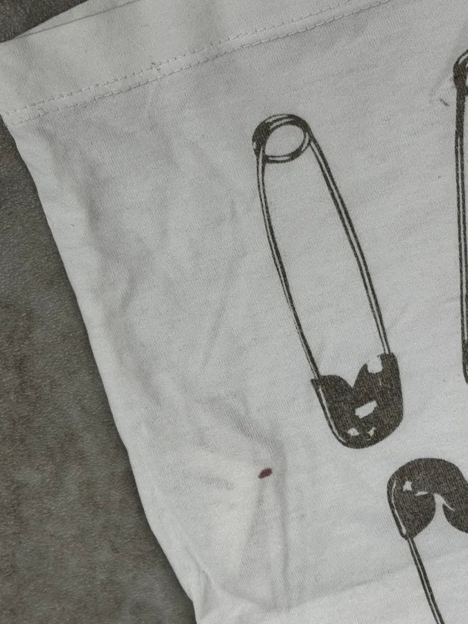 SS2017 Dsquared2 White Safety Pin T-Shirt mXdZQMW 7