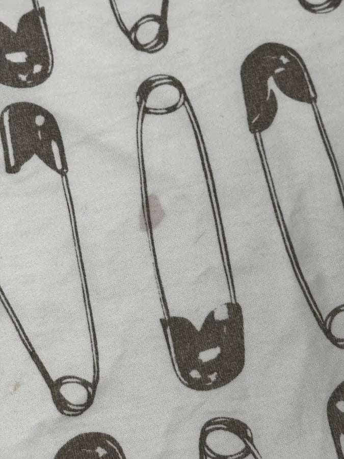 SS2017 Dsquared2 White Safety Pin T-Shirt mXdZQMW 8