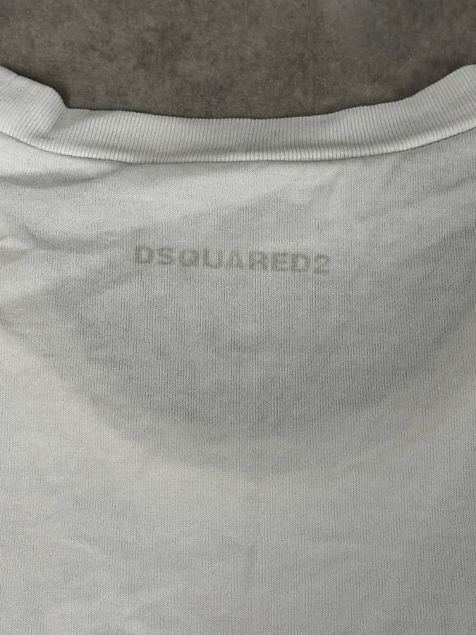 SS2017 Dsquared2 White Safety Pin T-Shirt mXdZQMW 10