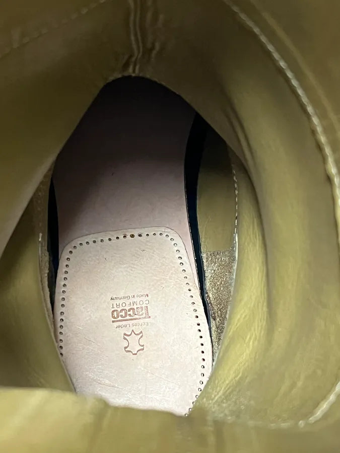 2010s Emporio Armani Black Leather Ankle Boots LgnIpWz 9