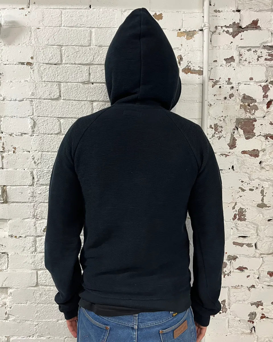 2010s Emporio Armani Black Multi Zip Hoodie jtbMfCy 2