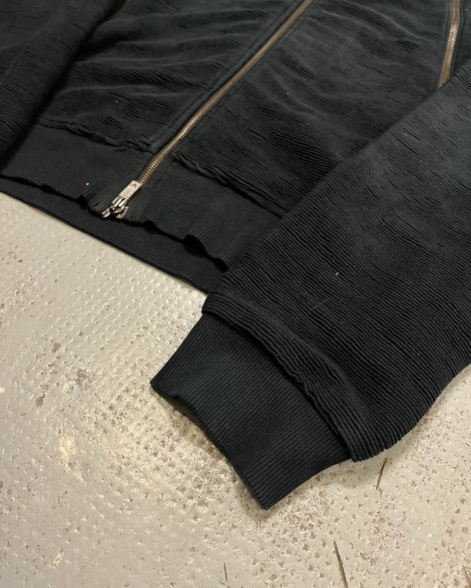 2010s Emporio Armani Black Multi Zip Hoodie jtbMfCy 5