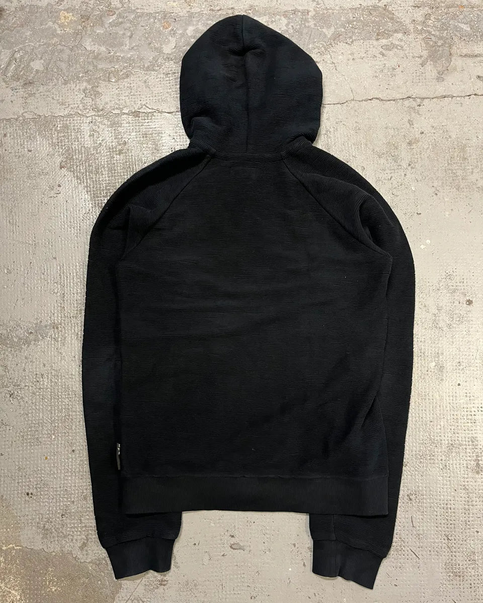 2010s Emporio Armani Black Multi Zip Hoodie jtbMfCy 6