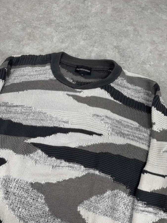 2010s Emporio Armani Camo Military Sweater GiCxxza 4