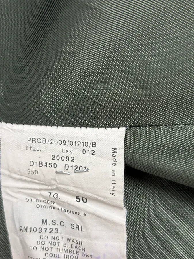 AW2009 Emporio Armani Dark Green Wool Caban Jacket tfkVVUo 11