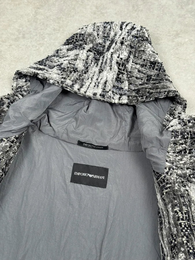 AW2022 Emporio Armani Elevated Scars Grey Cargo Jacket MSWWHWx 8