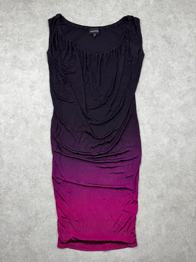 2010s Emporio Armani Fuschia Gradient Tube Dress ayWPSkU 2
