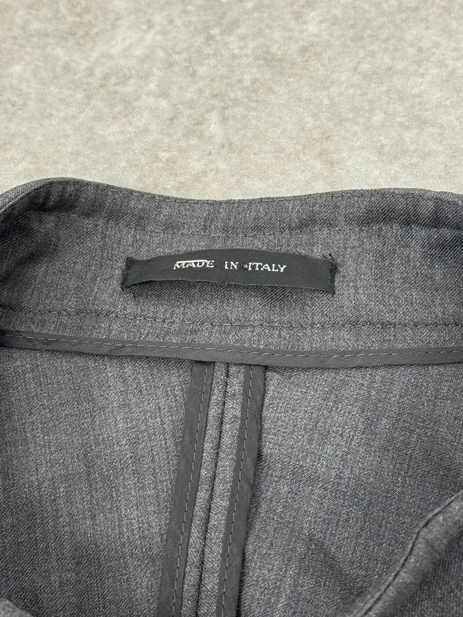 2010s Emporio Armani Grey & Olive Lined Cozy Zip-up Jacket bMMELEo 10