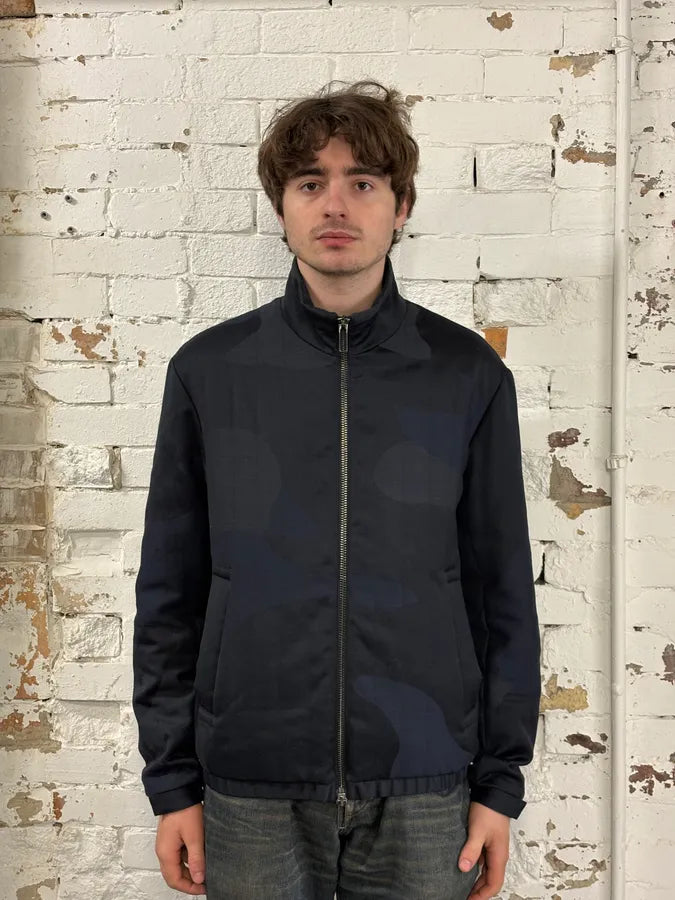 2010s Emporio Armani Navy Camo Jacket cLjQuey 1