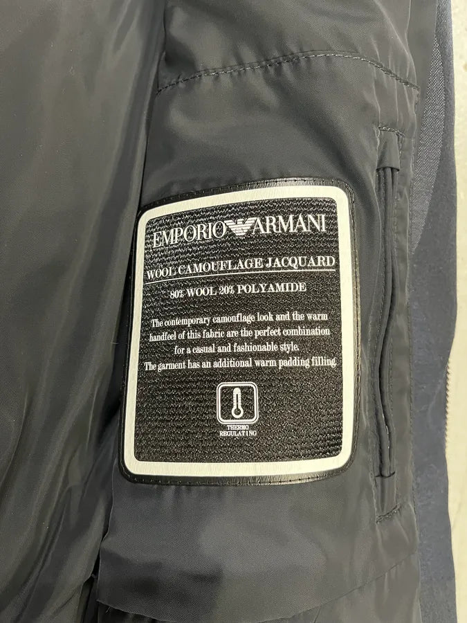 2010s Emporio Armani Navy Camo Jacket cLjQuey 6