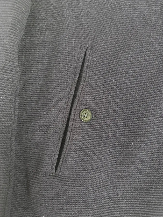 SS2016 Emporio Armani Navy Wool Minimalist Zip-up Jacket qGvvHib 9