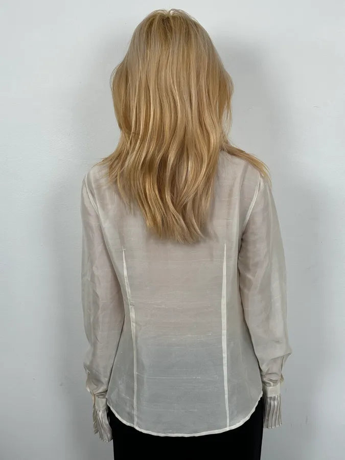 SS2006 Emporio Armani Royal White Baroque Classy Shirt OBiKByu 3