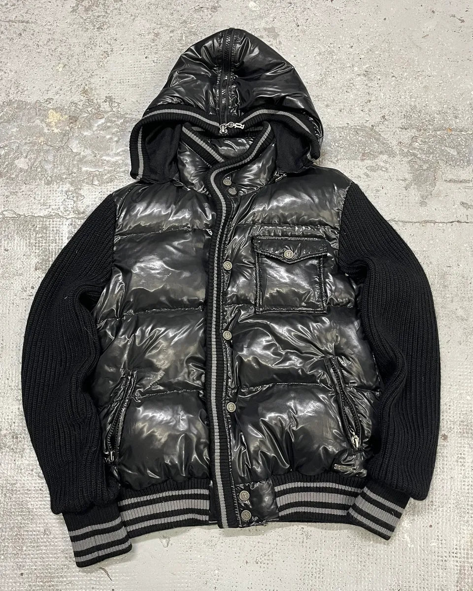 AW2011 Galliano Black Puffer Hooded Jacket hTvfhqj 0