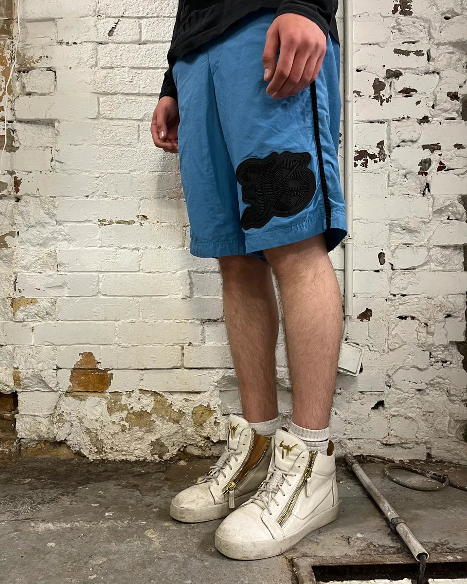 2010s Galliano Blue Swim Shorts aBKoFxD 1