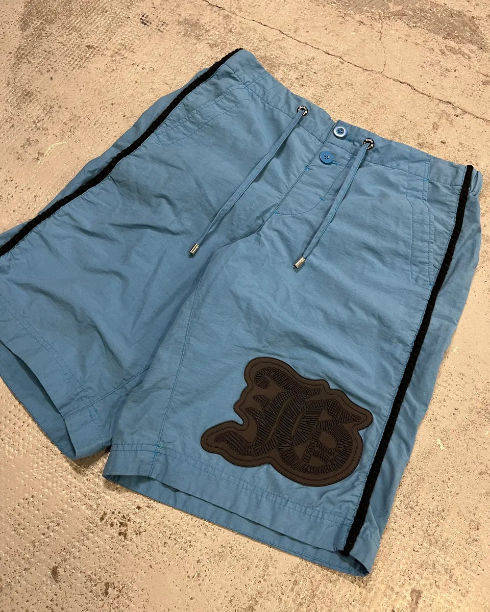 2010s Galliano Blue Swim Shorts aBKoFxD 4