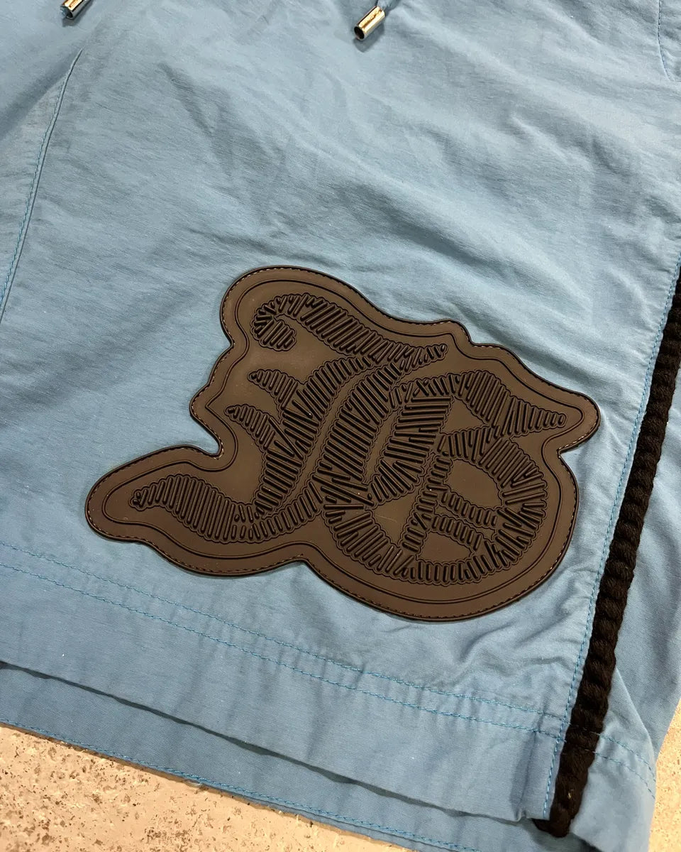 2010s Galliano Blue Swim Shorts aBKoFxD 7