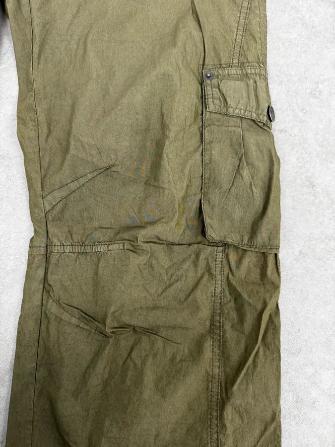 SS2008 Galliano Olive Combat Relaxed Cargo Pants EaUFdbg 8
