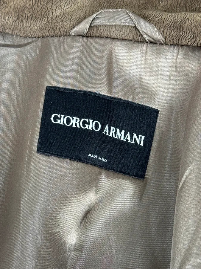 2010s Giorgio Armani Black Wool Double Breasted Classy Coat cEEntuw 11