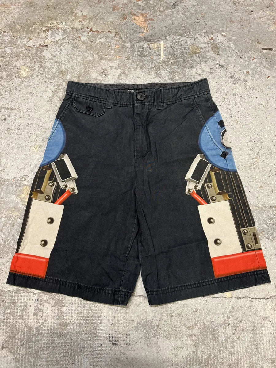 2010s Givenchy Abstract Contemporary Black Shorts by Riccardo Tisci (S) zenpjkw 0