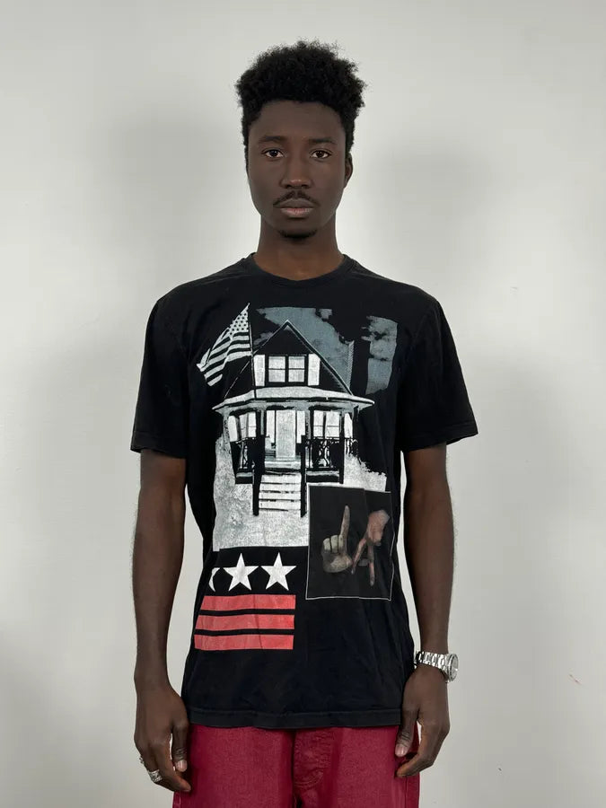 2010s Givenchy American House Gang Black T-Shirt by Riccardo Tisci LXhJYUT 1