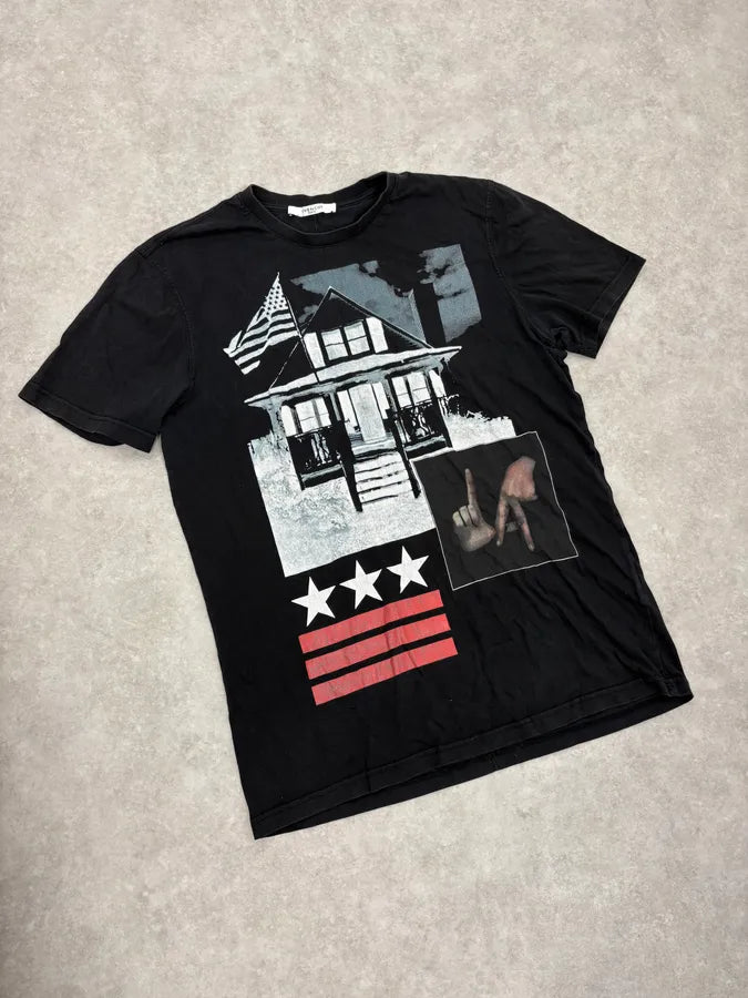 2010s Givenchy American House Gang Black T-Shirt by Riccardo Tisci LXhJYUT 3