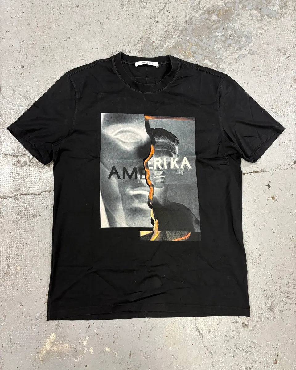 SS2015 Givenchy Amerika Black T-Shirt by Riccardo Tisci EKcEUMv 0