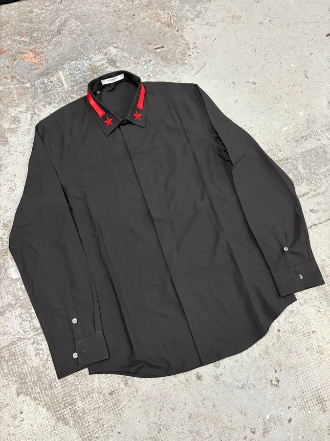 2010s Givenchy Black & Red Stars Shirt by Riccardo Tisci lYgpZoi 3