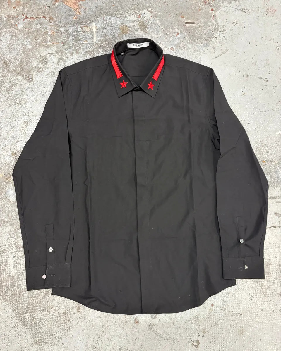 2010s Givenchy Black & Red Stars Shirt by Riccardo Tisci lYgpZoi 0