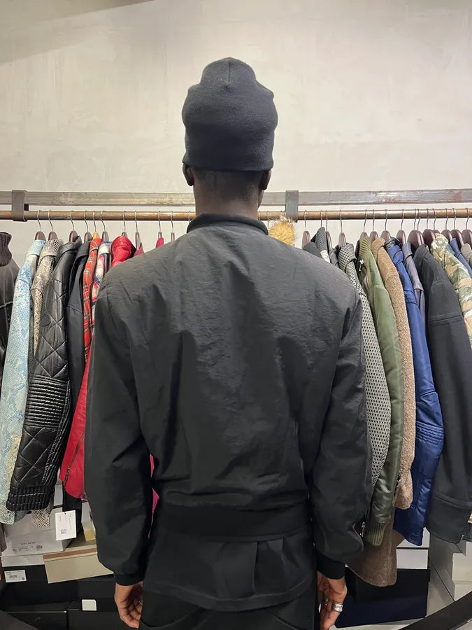 2010s Givenchy Black Bomber Nylon Jacket RAjtEfP 4
