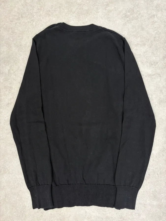 AW2023 Givenchy Black Guilded Buttons Sweater ytCkaEB 5