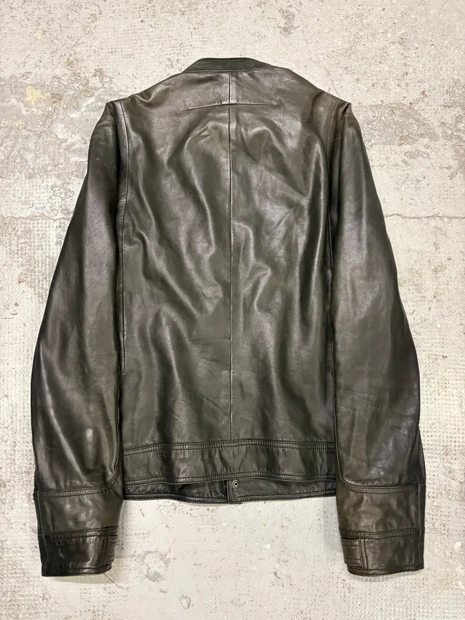 2010s Givenchy Black Eroded Leather Jacket by Riccardo Tisci BcHAKbL 6